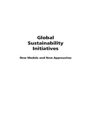 cover image of Global Sustainability Initiatives